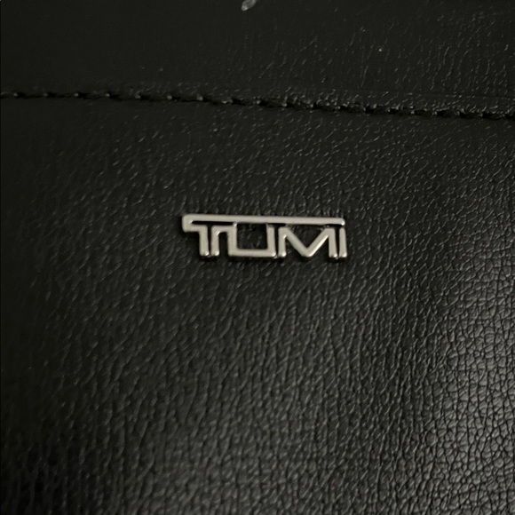 Tumi Black Leather Shoulder Bag - Picture 2 of 6